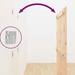 Tête de lit murale 82,5x3x110 cm Bois massif de pin vidaXL