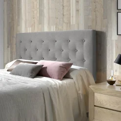 Tête de lit Oslo 160x100 cm, capitonnée Tissu Grey