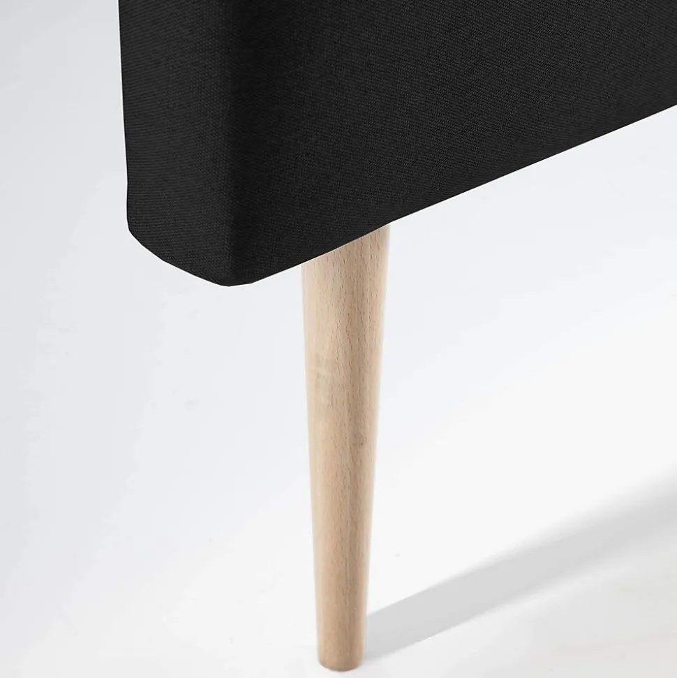 Tête de lit Oslo 150x100 cm, capitonnée Tissu Anthracite, Épaisseur de 8 cm