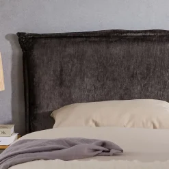 Tête de lit OVIO 160 sur pieds, en tissu - Gris