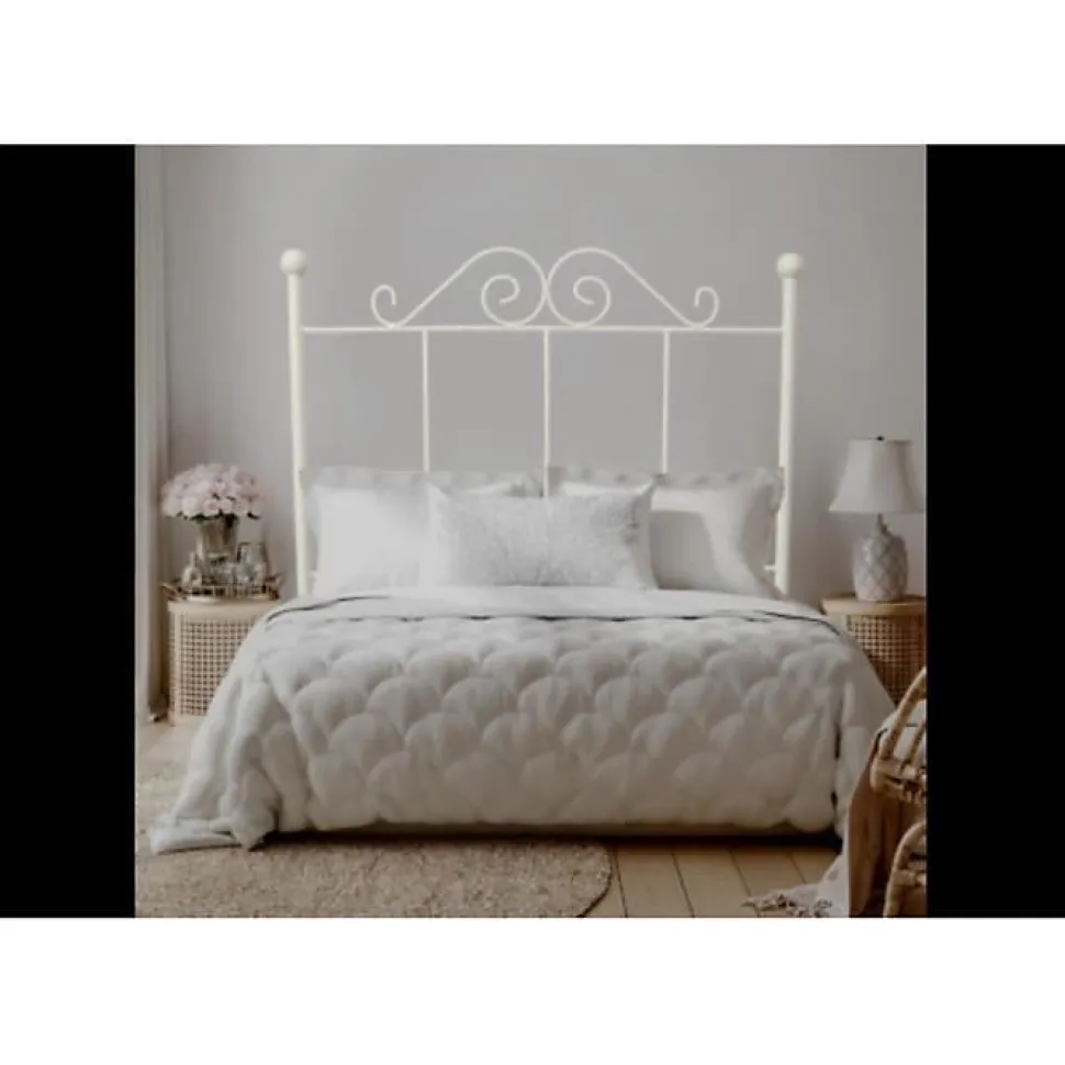 Tête de lit Palace Forge pour lit 150 Beige 158x125x4. Matris