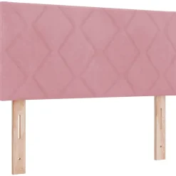 Tête de lit Rose 100 cm Velours vidaXL