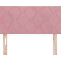 Tête de lit Rose 100 cm Velours vidaXL
