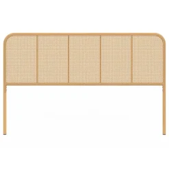 Tête de lit sur pied FLORA 160 cm façon cannage