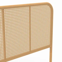 Tête de lit sur pied FLORA 160 cm façon cannage