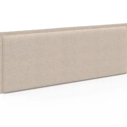 Tête de lit suspendue ALHYA 160 cm en tissu beige lin