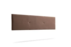Tête de Lit Tapisée ALMA Aqualine 170x50x5 cm - Chocolat - Moonia