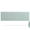 Tête de Lit Tapisée ALMA Aqualine 170x50x5 cm - Vert Aqua - Moonia