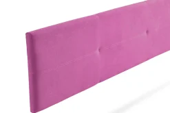 Tête de Lit Tapisée ALMA Aqualine 160x50x5 cm - Fuchsia - Moonia