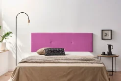Tête de Lit Tapisée ALMA Aqualine 160x50x5 cm - Fuchsia - Moonia