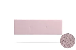 Tête de Lit Tapisée ALMA Aqualine 100x50x5 cm - Rose Clair - Moonia