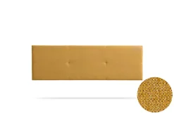 Tête de Lit Tapisée ALMA Aqualine 90x50x5 cm - Moutarde - Moonia