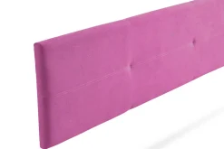 Tête de Lit Tapisée ALMA Aqualine 100x50x5 cm - Fuchsia - Moonia