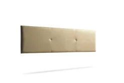 Tête de Lit Tapisée ALMA Simili cuir 100x50x5 cm - Or - Moonia