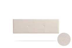 Tête de Lit Tapisée ALMA Simili cuir 145x50x5 cm - Beige - Moonia