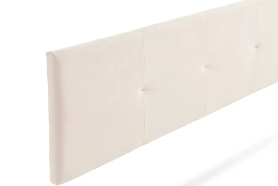 Tête de Lit Tapisée ALTEA Aqualine 90x50x5 cm - Beige - Moonia