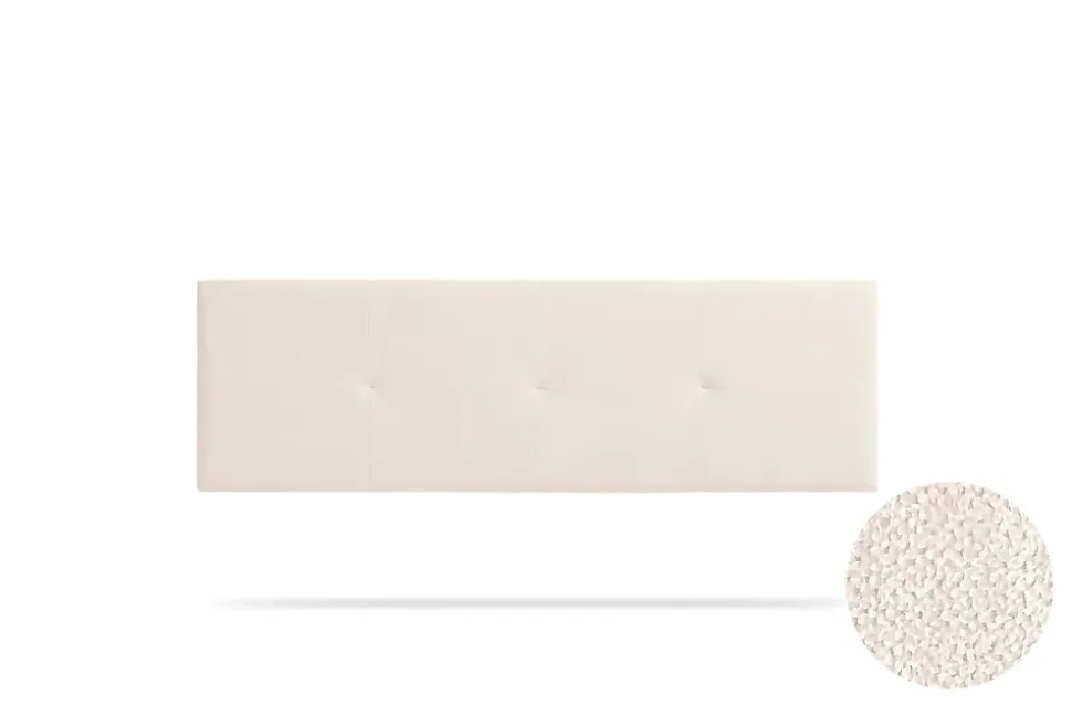 Tête de Lit Tapisée ALTEA Aqualine 90x50x5 cm - Beige - Moonia