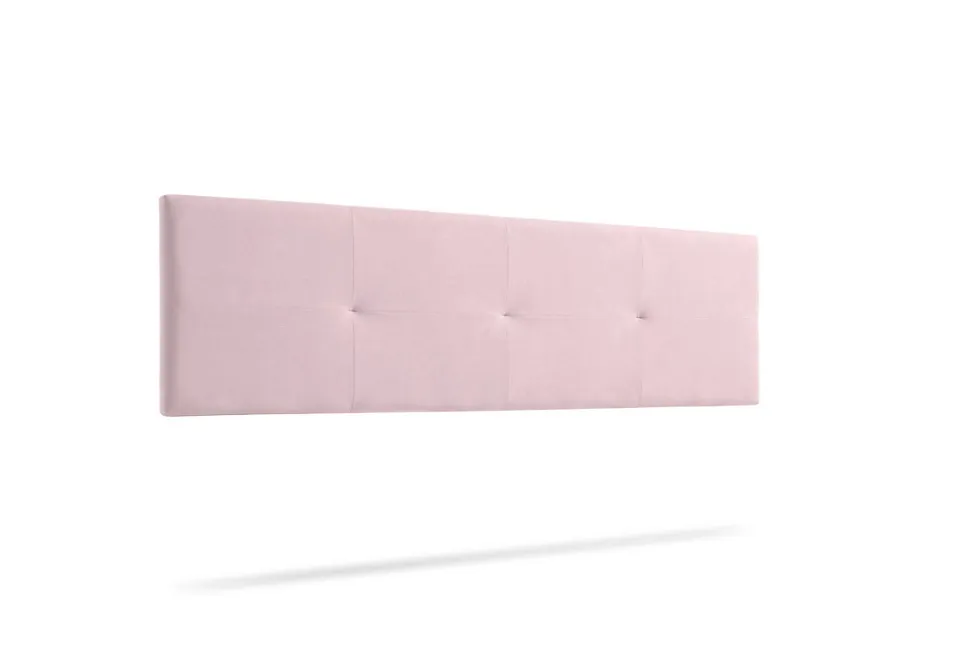 Tête de Lit Tapisée ALTEA Aqualine 145x50x5 cm - Rose Clair - Moonia