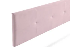 Tête de Lit Tapisée ALTEA Aqualine 145x50x5 cm - Rose Clair - Moonia