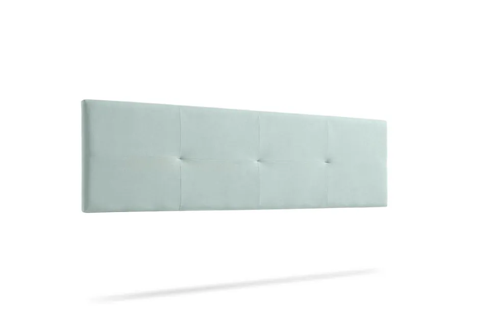 Tête de Lit Tapisée ALTEA Aqualine 160x50x5 cm - Vert Aqua - Moonia