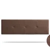 Tête de Lit Tapisée ALTEA Aqualine 115x50x5 cm - Chocolat - Moonia