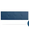 Tête de Lit Tapisée ALTEA Simili cuir 170x50x5 cm - Bleu Foncé - Moonia