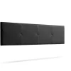Tête de Lit Tapisée ALTEA Simili cuir 100x50x5 cm - Noir - Moonia