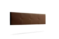 Tête de Lit Tapisée ALTEA Simili cuir 170x50x5 cm - Marron - Moonia