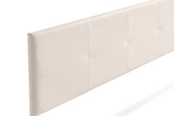 Tête de Lit Tapisée ALTEA Simili cuir 160x50x5 cm - Beige - Moonia