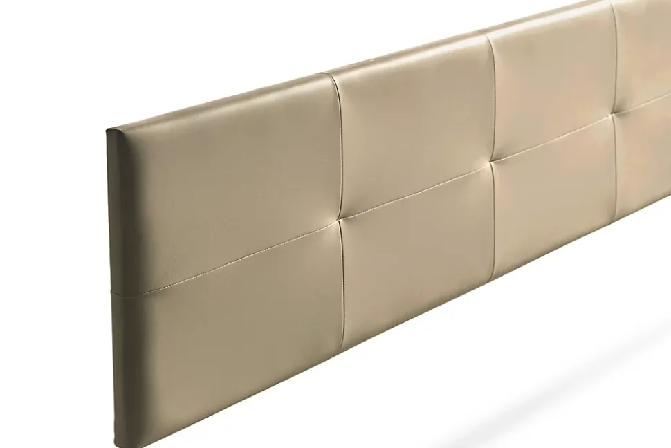 Tête de Lit Tapisée ALTEA Simili cuir 115x50x5 cm - Or - Moonia