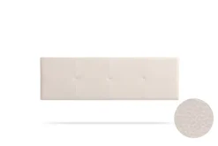 Tête de Lit Tapisée ALTEA Simili cuir 115x50x5 cm - Beige - Moonia