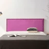 Tête de Lit Tapisée MODENA Aqualine 100x55x8 cm - Fuchsia - Moonia