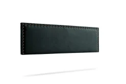 Tête de Lit Tapisée MODENA Aqualine 160x55x8 cm - Noir - Moonia