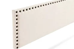 Tête de Lit Tapisée MODENA Aqualine 145x55x8 cm - Beige - Moonia