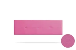Tête de Lit Tapisée NAPOLI Simili cuir 90x50x5 cm - Rose - Moonia