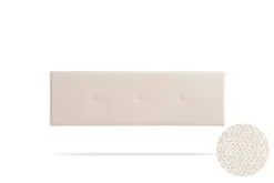 Tête de Lit Tapisée NAPOLI Aqualine 130x50x5 cm - Beige - Moonia