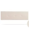 Tête de Lit Tapisée NAPOLI Aqualine 160x50x5 cm - Beige - Moonia