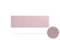 Tête de Lit Tapisée NAPOLI Aqualine 160x50x5 cm - Rose Clair - Moonia