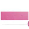 Tête de Lit Tapisée NAPOLI Simili cuir 115x50x5 cm - Rose - Moonia