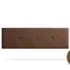 Tête de Lit Tapisée NAPOLI Simili cuir 115x50x5 cm - Marron - Moonia