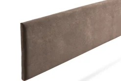 Tête de Lit Tapisée NOVA Aqualine 170x50x5 cm - Chocolat - Moonia