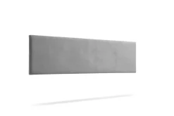 Tête de Lit Tapisée NOVA Aqualine 90x50x5 cm - Gris Clair - Moonia