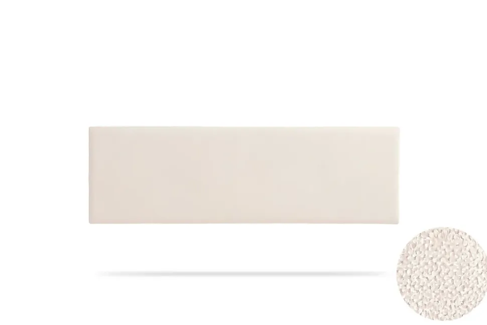 Tête de Lit Tapisée NOVA Aqualine 100x50x5 cm - Beige - Moonia
