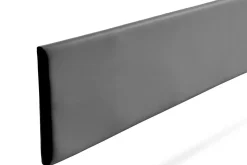 Tête de Lit Tapisée NOVA Simili cuir 160x50x5 cm - Gris Foncé - Moonia