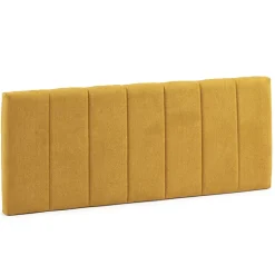 Tête de lit tapissée Creta 150x60 cm Couleur Moutarde, 8 cm d'épaisseur