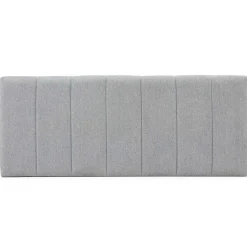 Tête de lit tapissée Creta 160x60 cm Couleur Gris, 8 cm d'épaisseur