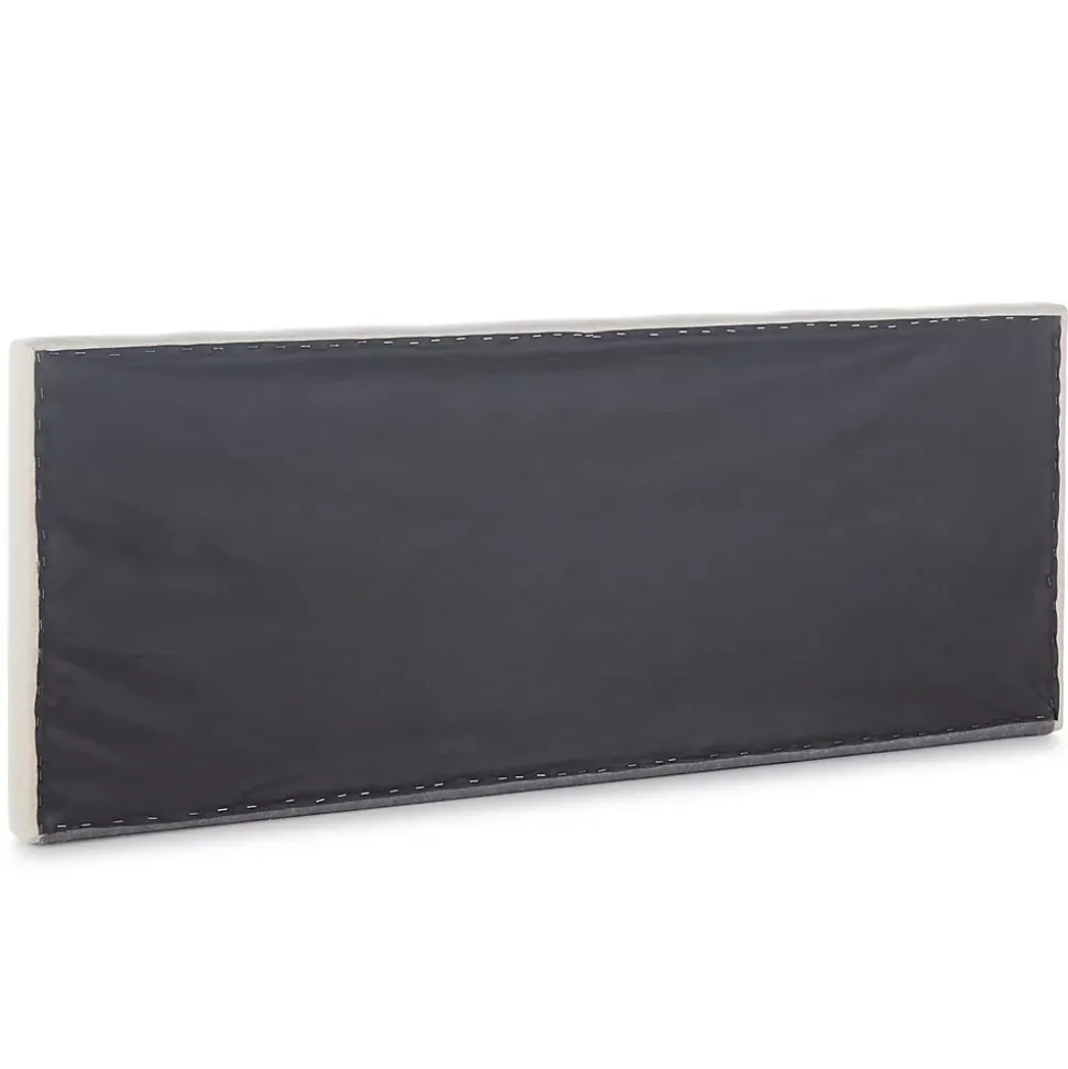 Tête de lit tapissée Tagomago 160x60 cm de Lin Naturel, 8 cm d'épaisseur