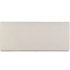 Tête de lit tapissée Tagomago 160x60 cm de Lin Naturel, 8 cm d'épaisseur