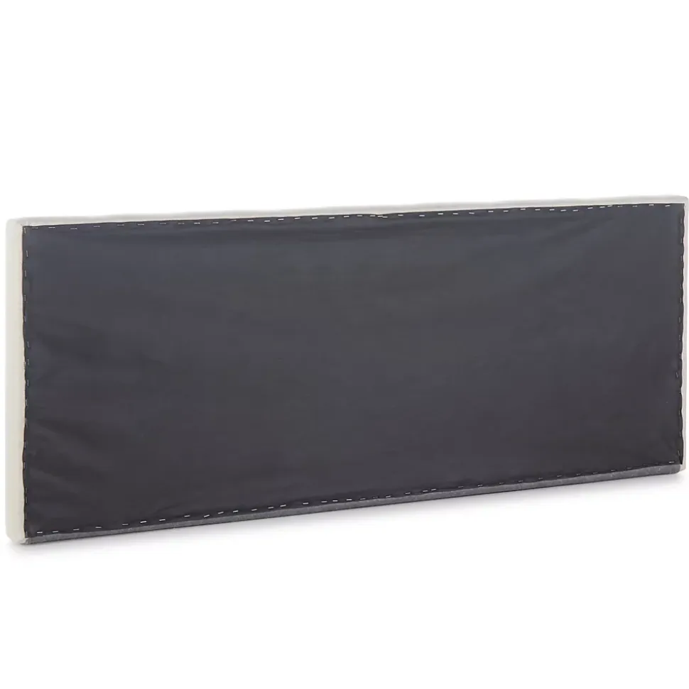 Tête de lit tapissée Tagomago 140x60 cm de Lin Naturel, 8 cm d'épaisseur