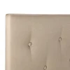 Tête de lit tapissée Turin 160x60 cm Beige